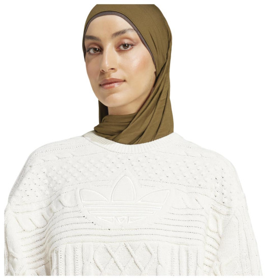 Adidas Γυναικεία πλεκτή μπλούζα Knitted Trefoil Sweater
